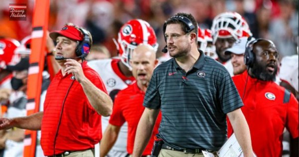 Kirby Smart and Dan Lanning_Jeff Sentel of DawgNation.jpg
